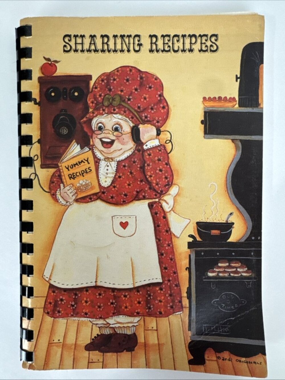 1984 Lancaster Morning Glories Home Bureau Sharing Recipes Cookbook New York